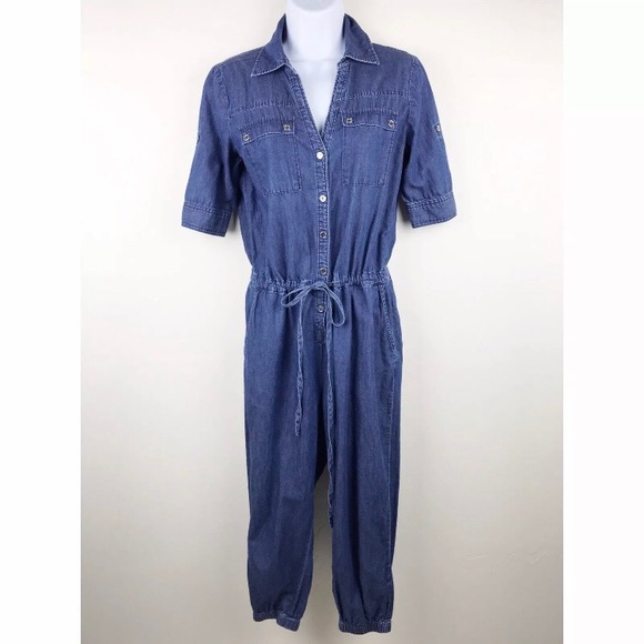 New York & Company Pants - 🗽 NY & CO Chambray Boiler Suit Jumpsuit XS
